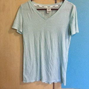 PINK mint green T Shirt. Size XS